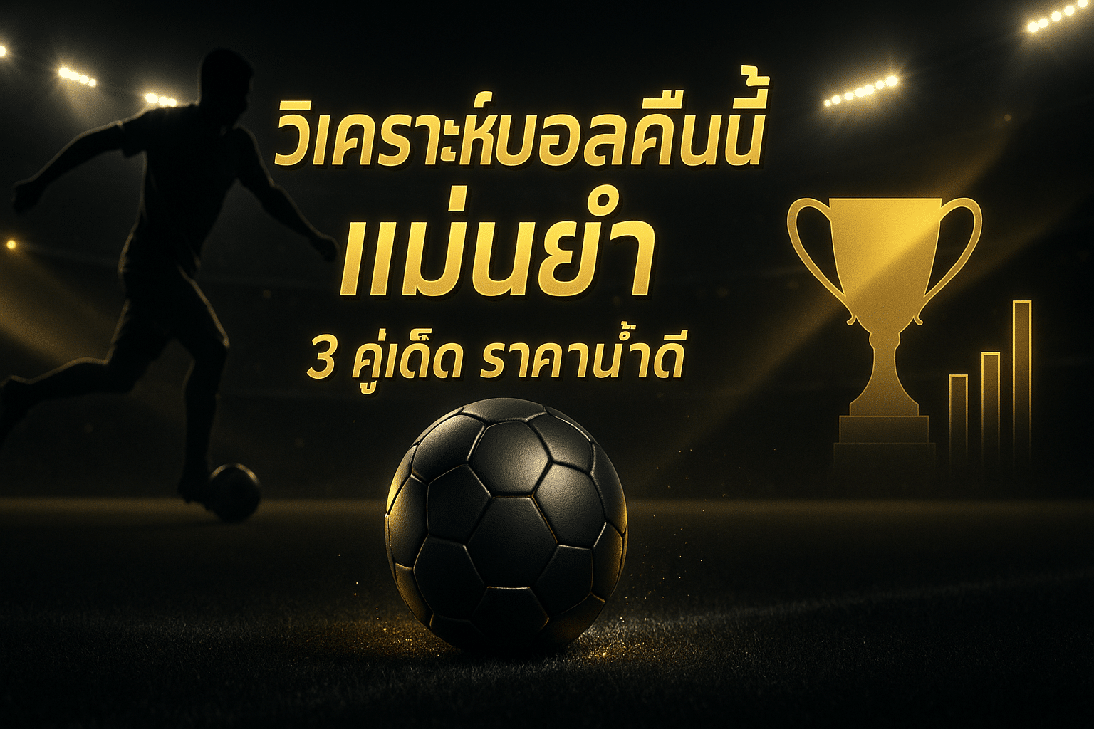 วิเคราะห์บอลคืนนี้ แม่นยำ